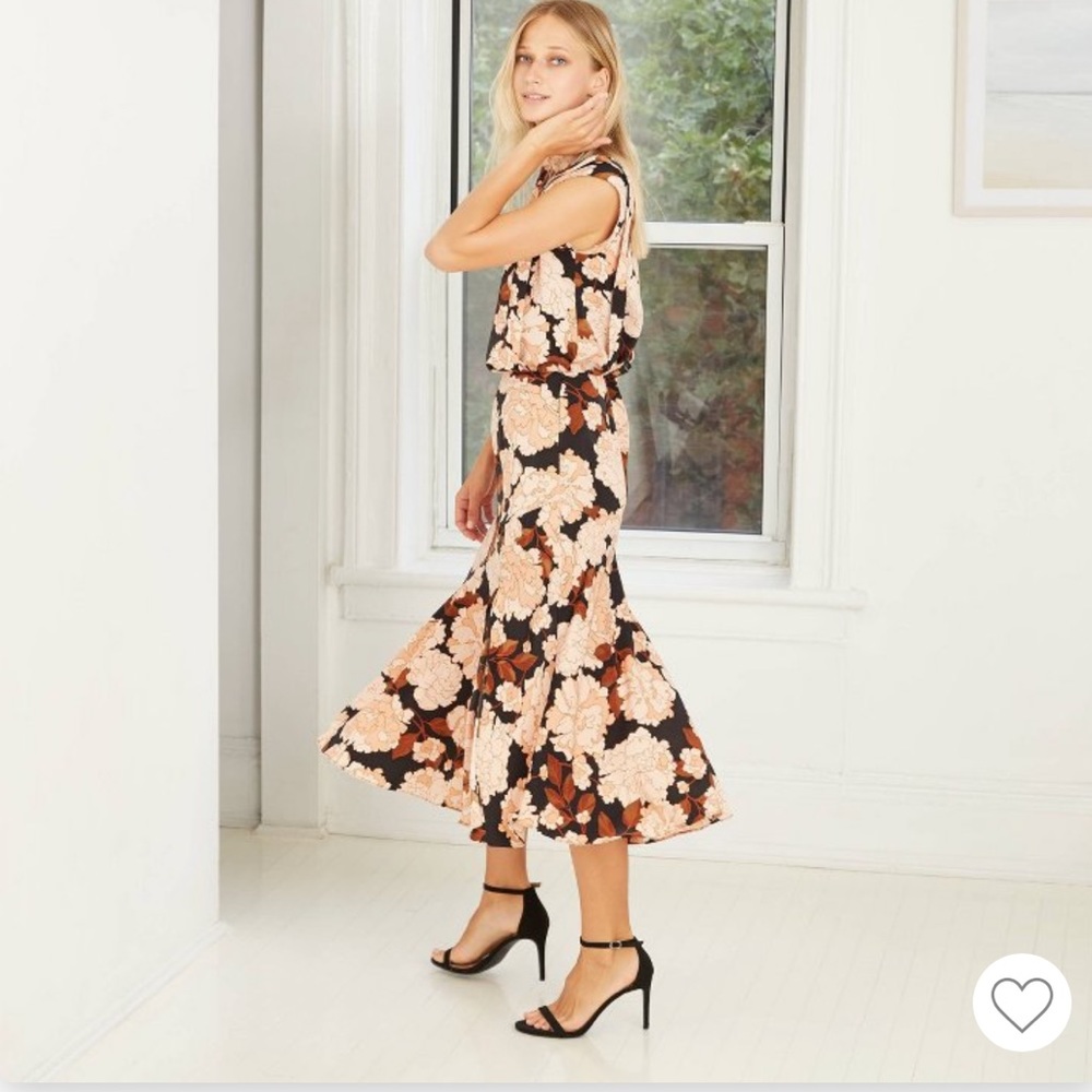 Who What Wear Floral Blouse